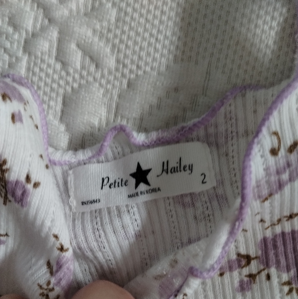 Purple Flower Tutu Dress 2T - Picture 6 of 7
